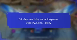 Odměny za milníky sezónního passu: Úspěchy, Skins, Tokeny