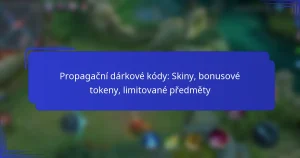 Propagační dárkové kódy: Skiny, bonusové tokeny, limitované předměty